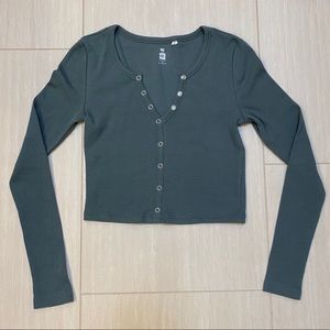 PacSun Long Sleeve Snap Shirt